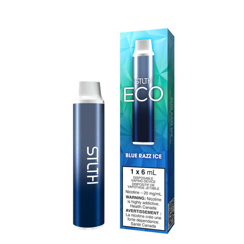 STLTH Eco Blue Razz Ice Disposable | Urban Mist Vapes