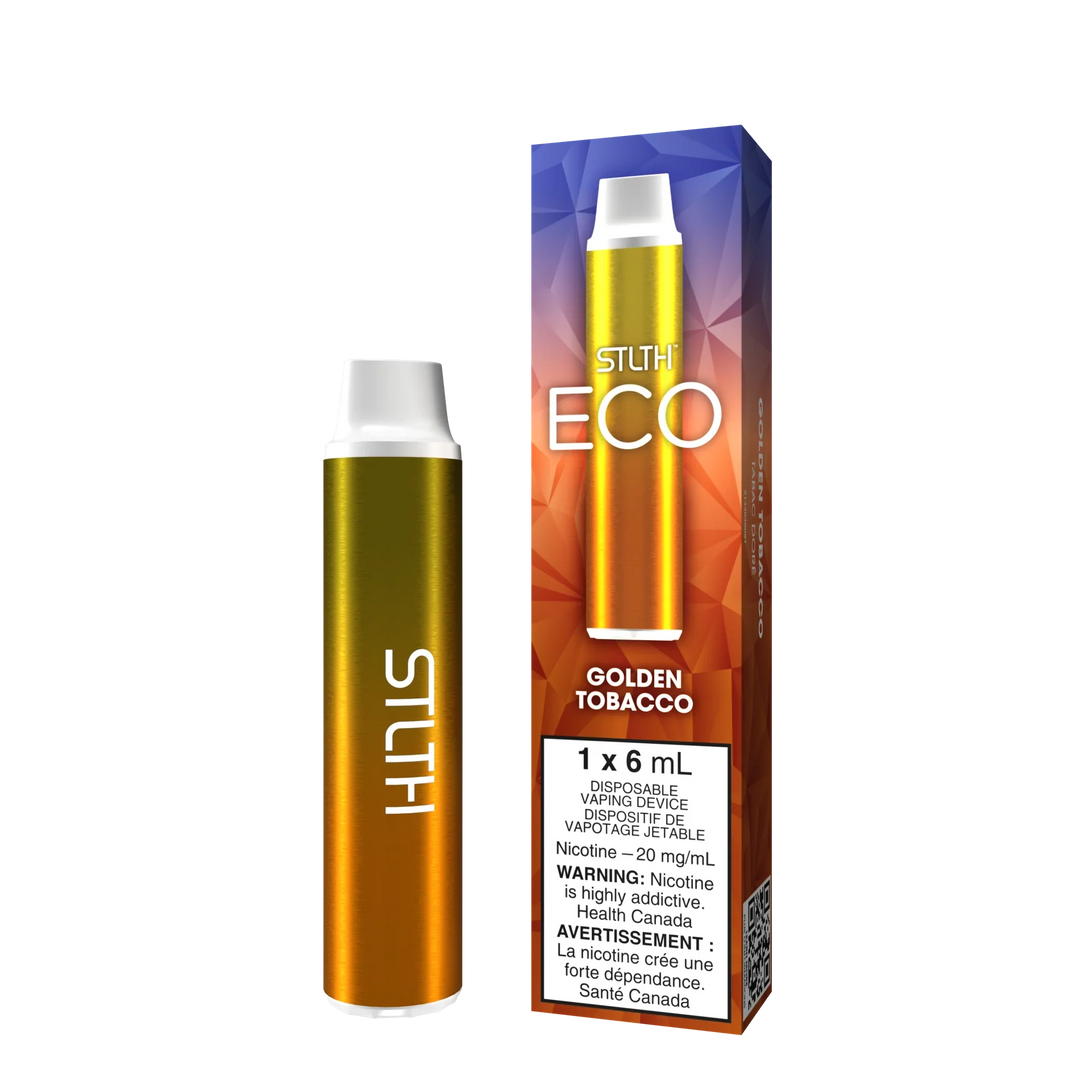 STLTH Eco Disposable Golden Tobacco | Urban Mist Vapes