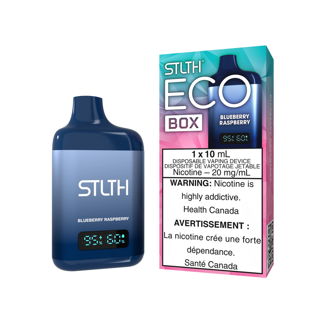 STLTH Eco Box Blue Raspberry 10ML Disposable Vape | Urban Mist Vapes