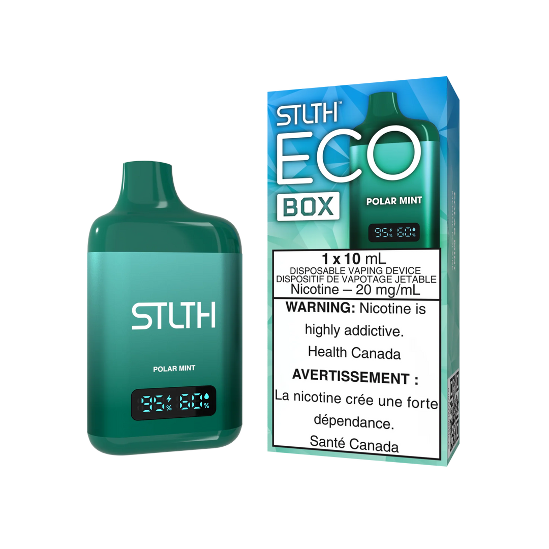 STLTH Eco Box Polar Mint 10ML Disposable Vape | Urban Mist Vapes