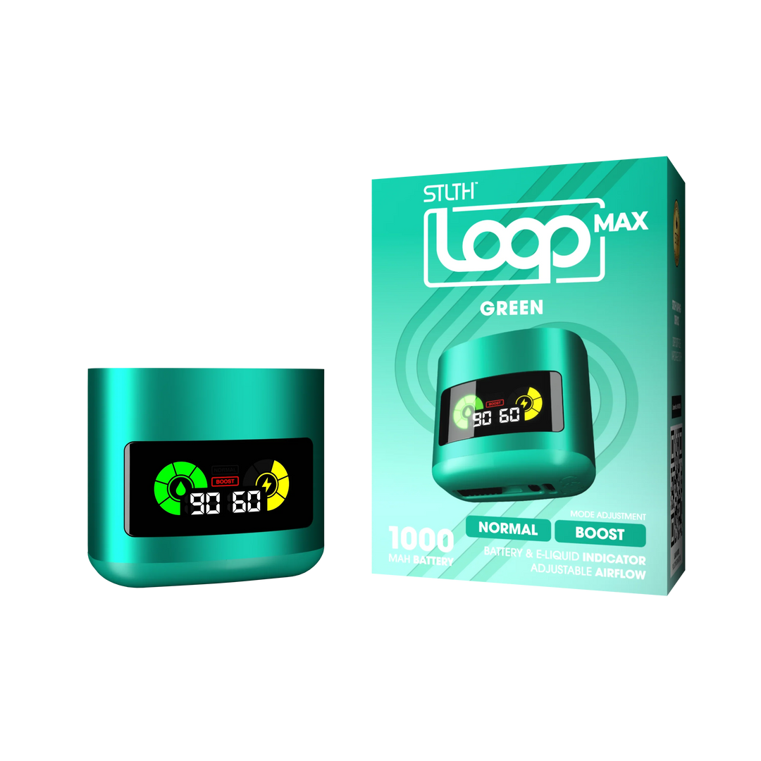 STLTH Loop Max Green Pod System Battery | Urban Mist Vapes