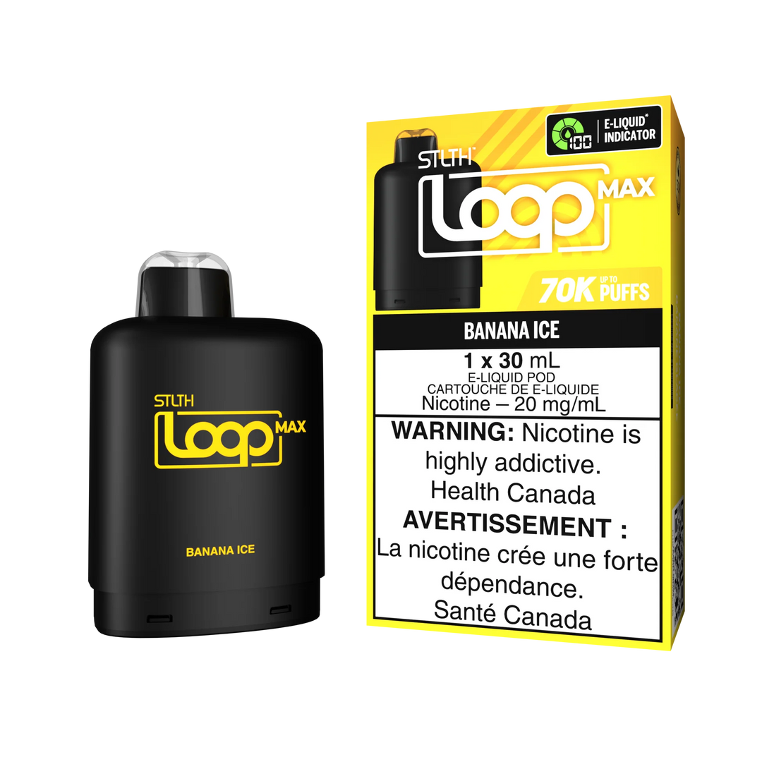 STLTH Loop Max 70k Banana Ice POD Systems, Pre-Filled Pods