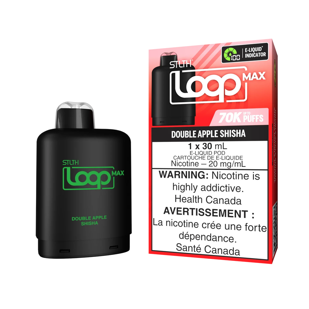 STLTH Loop Max 70k Double Apple Shisha Pre-Filled Pod | Urban Mist Vapes