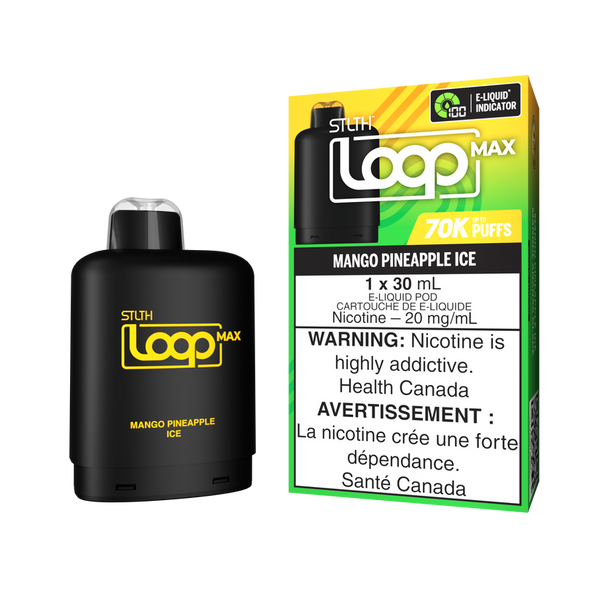 STLTH Loop Max 70k Mango Pineapple Ice Pre-Filled Pod | Urban Mist Vapes