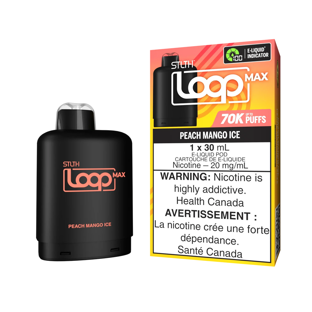 STLTH Loop Max 70k Peach Mango Ice Pre-Filled Pod | Urban Mist Vapes