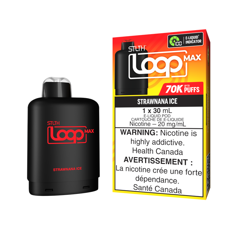 STLTH Loop Max 70k Strawnana Pre-Filled Pod | Urban Mist Vapes