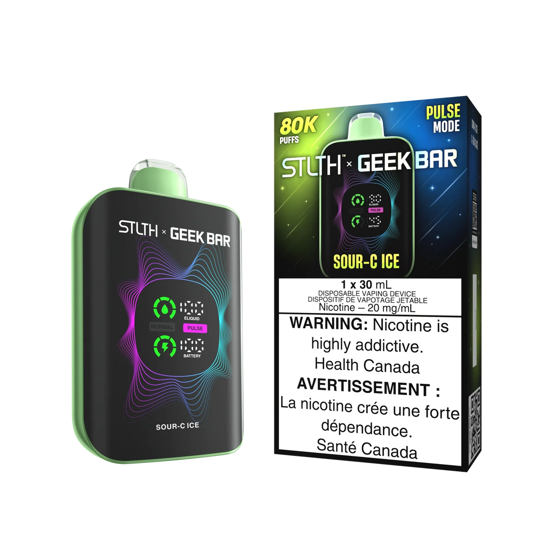 STLTH x Geek Bar 80K Disposable Sour C Ice | Urban Mist Vapes