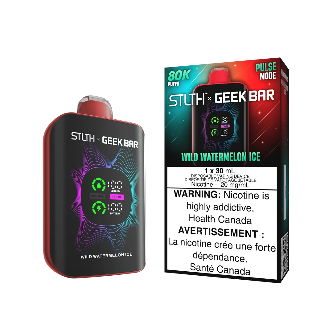 STLTH x Geek Bar 80K Disposable Wild Watermelon Ice | Urban Mist Vapes