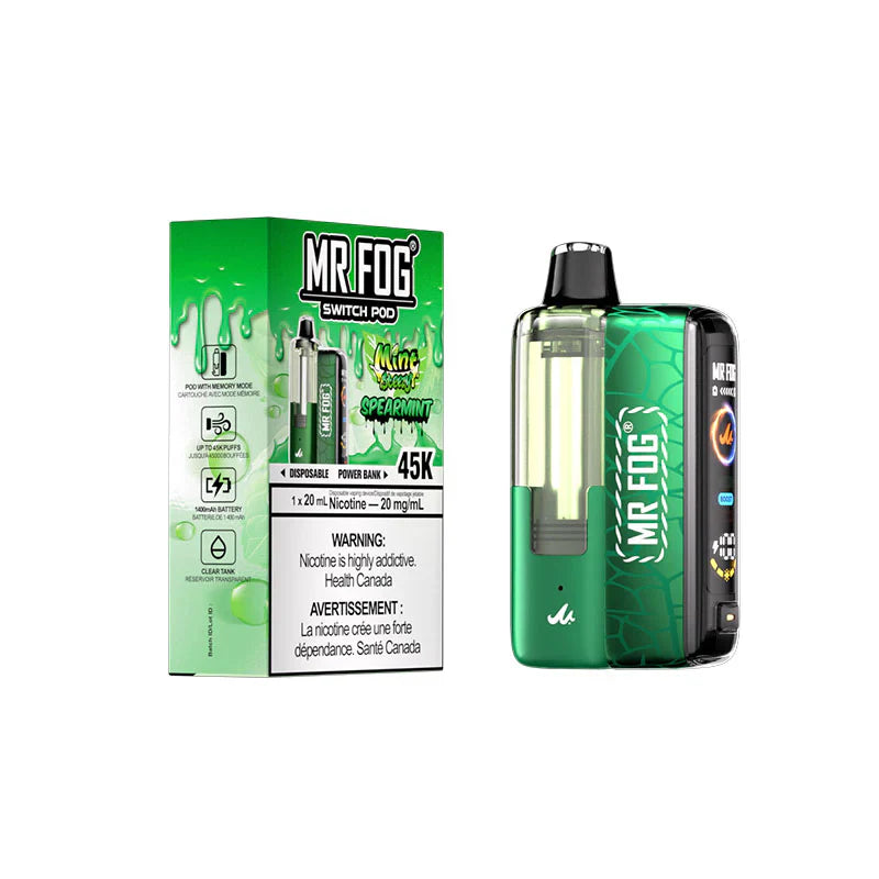 Mr Fog Switch Pod Kit Steezy Spearmint | Urban Mist Vapes