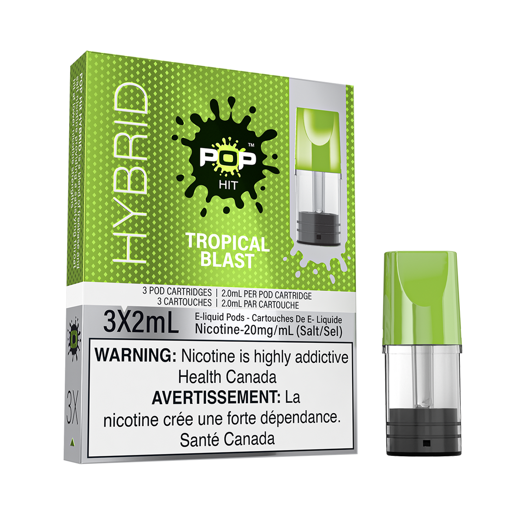 Pop Hit Hybrid Tropical Blast Pre-Filled Pod | Urban Mist Vapes