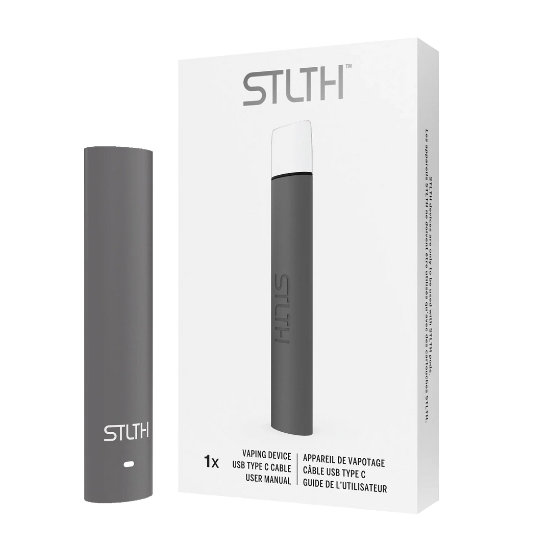 STLTH Grey Metal Hardware Device | Urban Mist Vapes