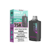 Ripper X 75k 20ML Pod Triple Berry Peach | Urban Mist Vapes