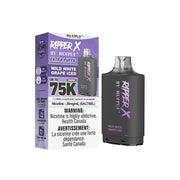 Ripper X 75k 20ML Pod Wild White Grape Ice | Urban Mist Vapes