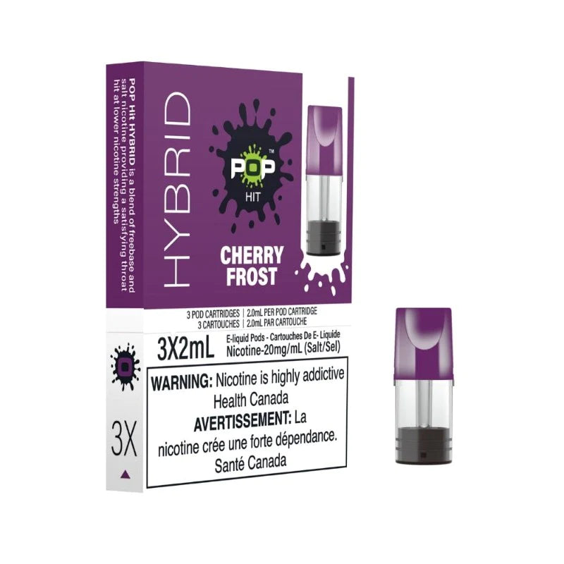 Pop Hit Hybrid Cherry Frost Pre-Filled Pod | Urban Mist Vapes