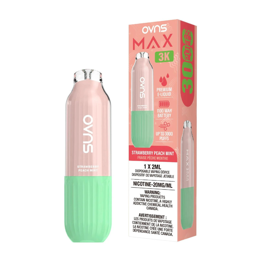 OVNS Max 3k Strawberry Peach Mint