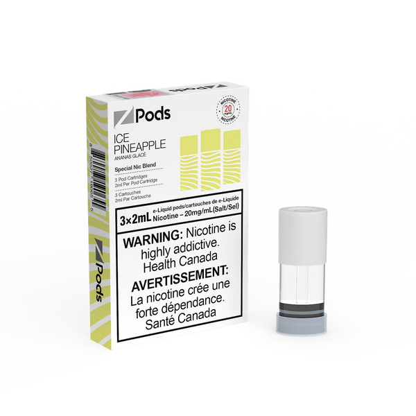 Zpods Pineapple Ice Pre-Filled Pods | Urban Mist Vapes