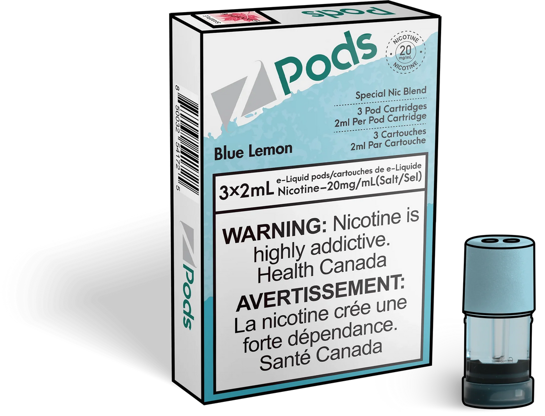 Zpods Pre-Filled Pods Blue Raspberry Lemon Ice