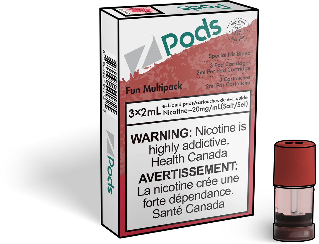 Zpods Pre-Filled Pods Fun Multipack