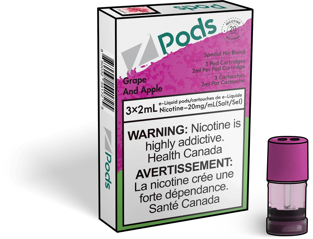 Zpods Pre-Filled Pods Grape And Apple