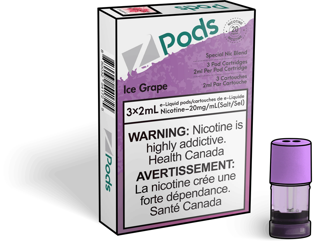 Zpods Pre-Filled Pods Ice Grape