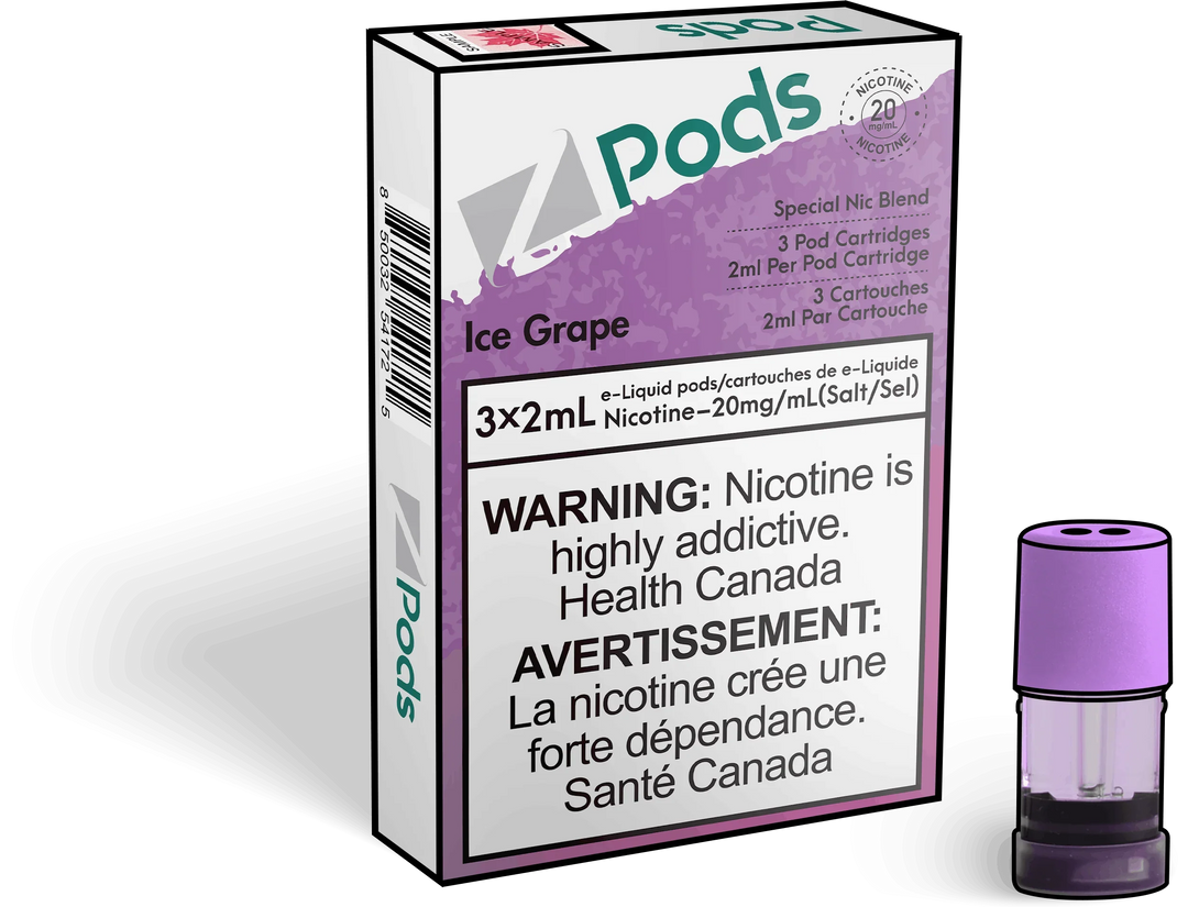 Zpods Grapes Ice Pre-Filled Pods