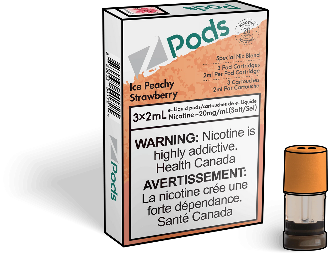 Zpods Pre-Filled Pods Ice Peachy Strawberry