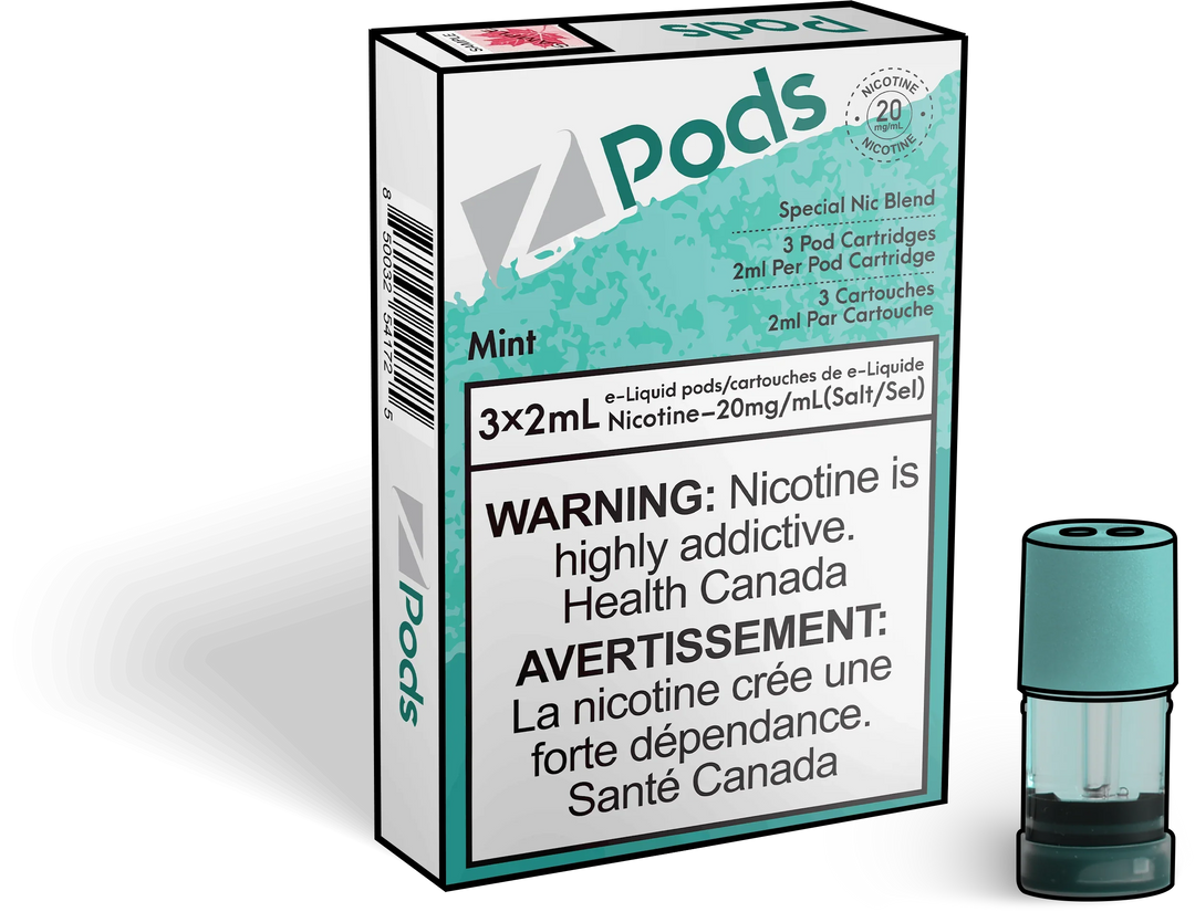 Zpods Mint Pre-Filled Pods
