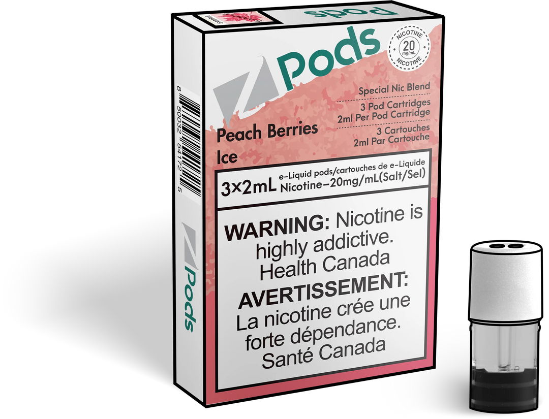 Zpods Peach Berries Ice Pre-Filled Pods