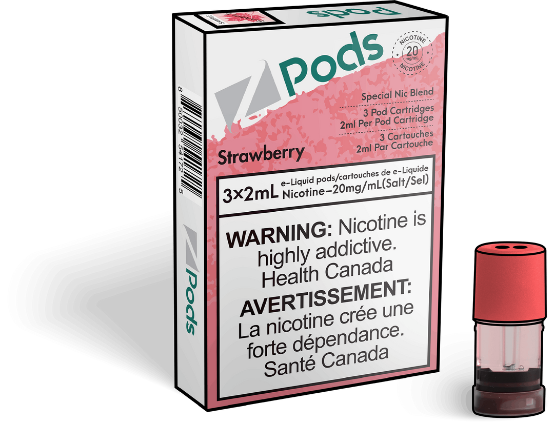 Zpods Strawberry Pre-Filled Pods