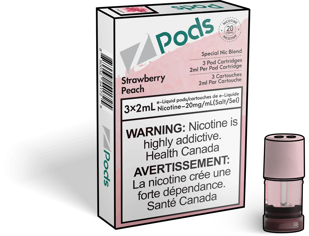 Zpods Pre-Filled Pods Strawberry Peach