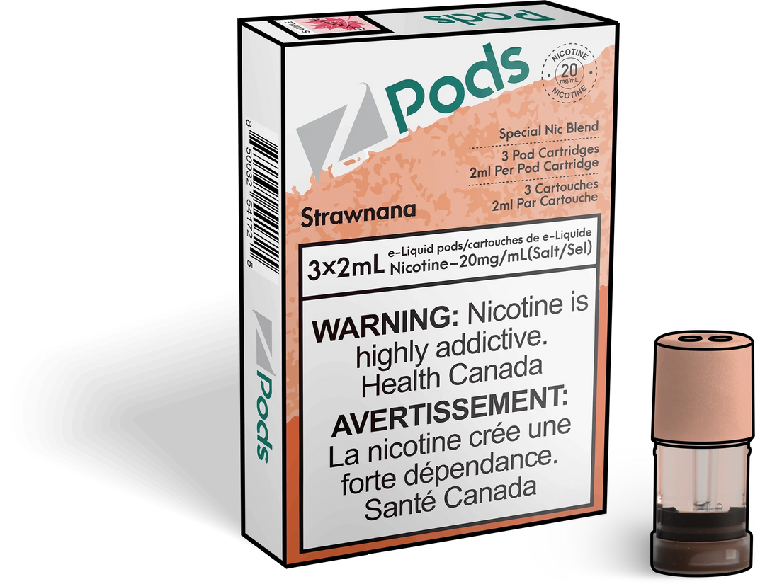 Zpods Pre-Filled Pods Strawnana
