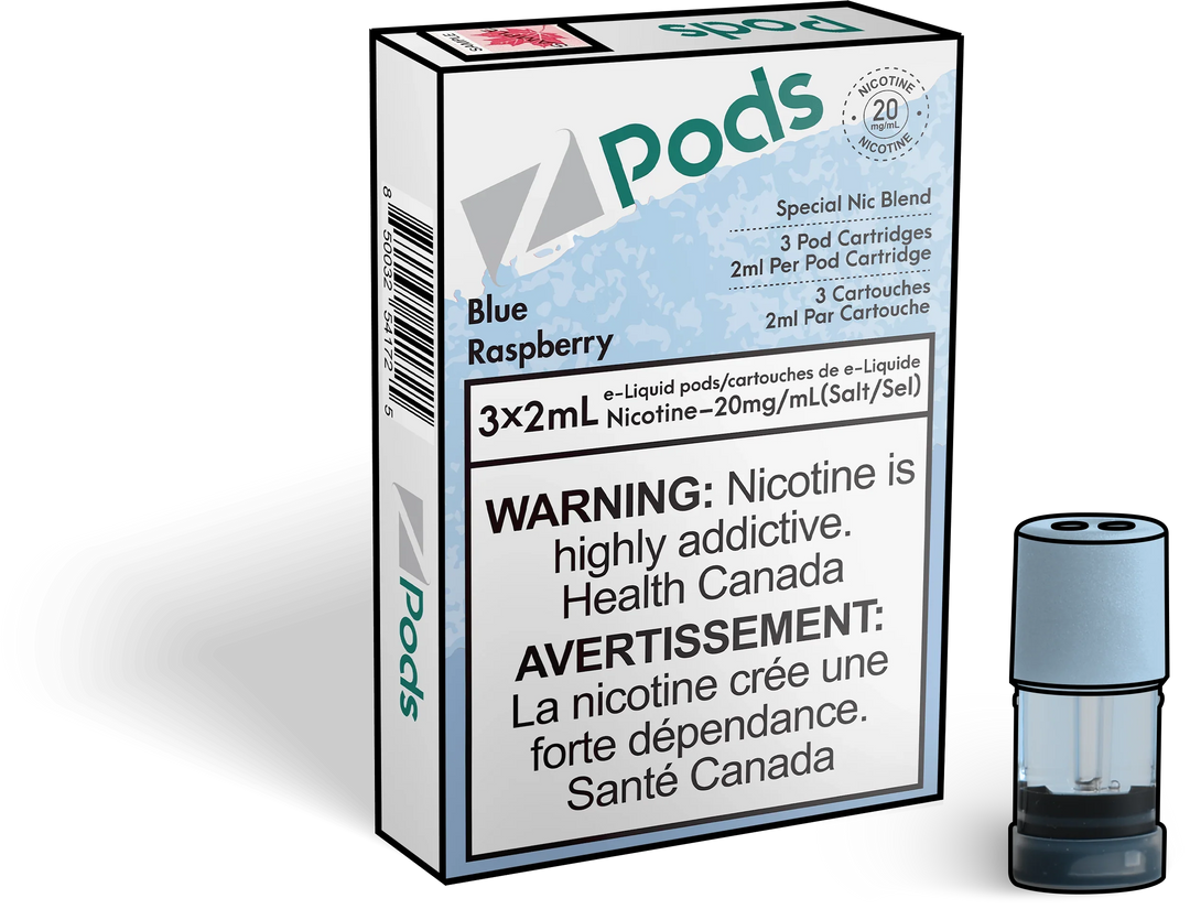 Zpods Pre-Filled Pods Blue Raspberry