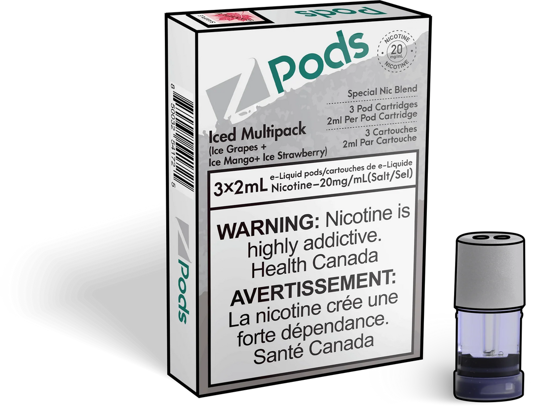 Zpods Pre-Filled Pods Iced Multipack
