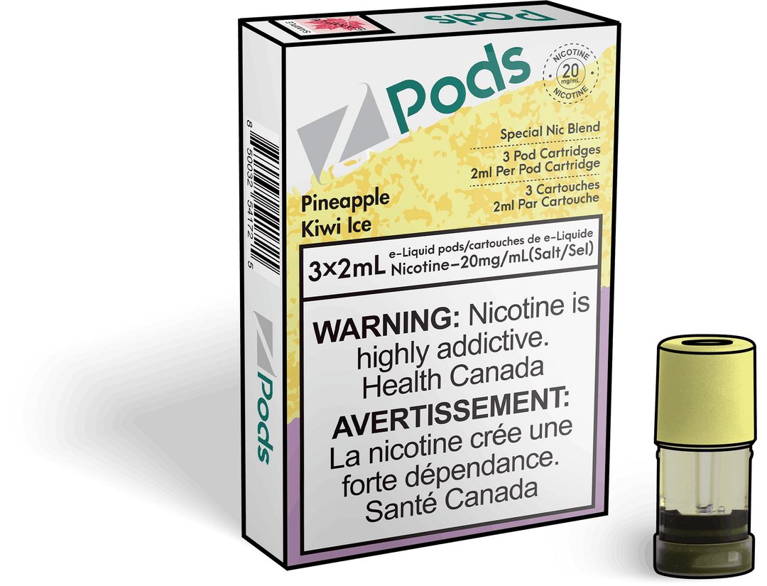 Zpods Pineapple Kiwi Ice Pre-Filled Pods