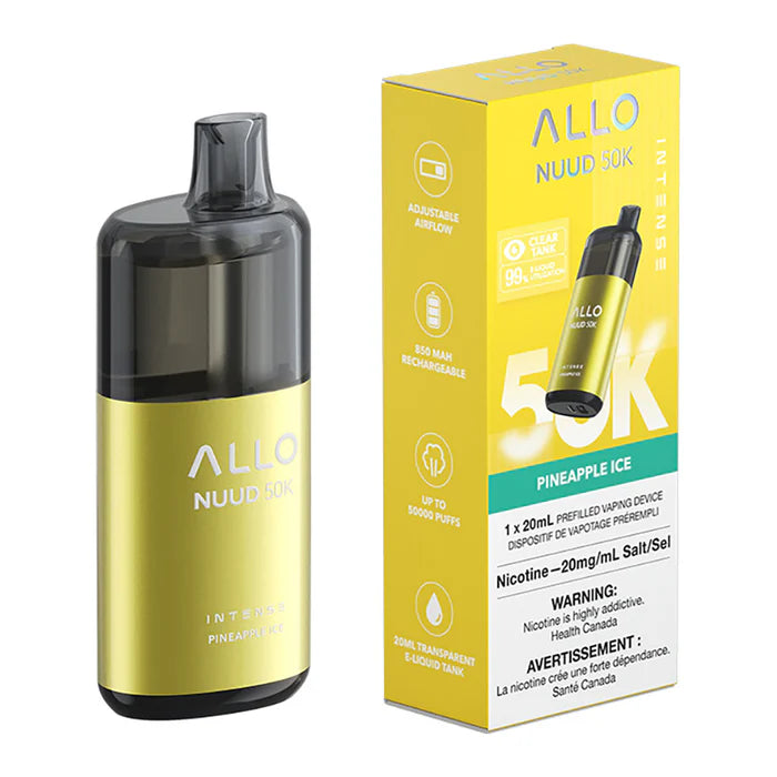 Allo Intense Nuud 50k Disposable Pineapple Ice