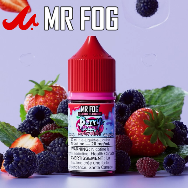 Mr.Fog Berry Steezy Strawberry Salt Nicotine E-Liquid | Urban Mist Vapes