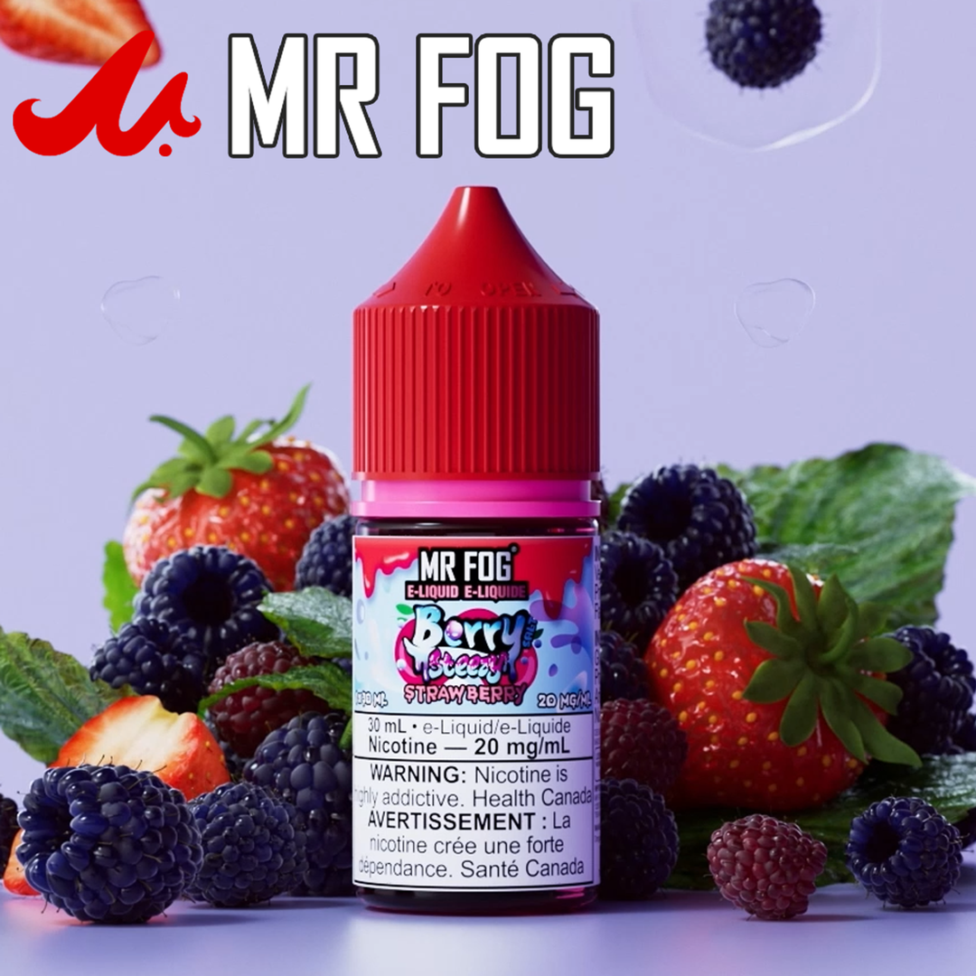 Mr.Fog Berry Steezy Strawberry Salt Nicotine E-Liquid | Urban Mist Vapes