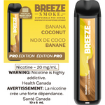 Load image into Gallery viewer, Breeze Pro S50 2000 4ML Banana Coconut disposable vape | Urban Mist Vapes