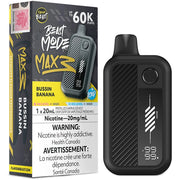 Flavour Beast Mode Max 3 60k Bussin Banana Iced | Urban Mist Vapes