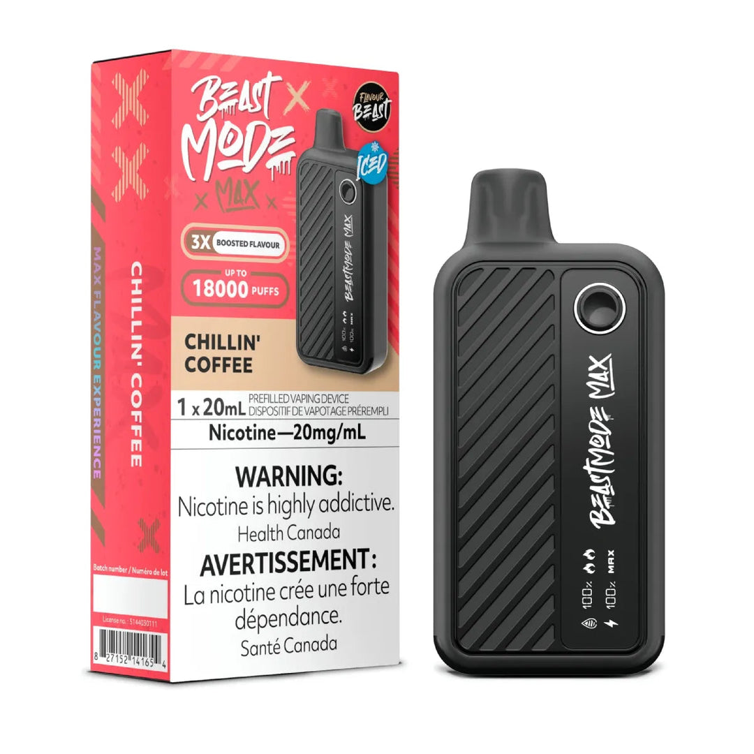 Flavour Beast Mode Max 18K Chillin' Coffee disposable vape