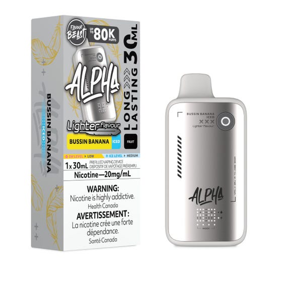 Flavour Beast Alpha Light Series Bussin Banana Iced 80K