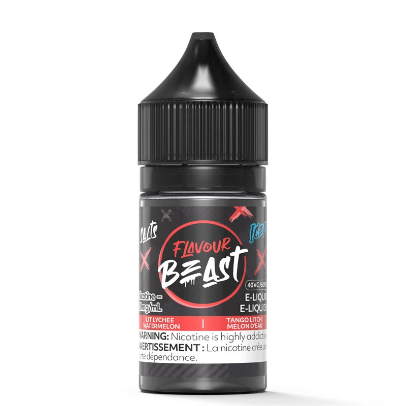 Flavour Beast Lit Lychee Watermelon Iced E-Liquid Salt Nicotine