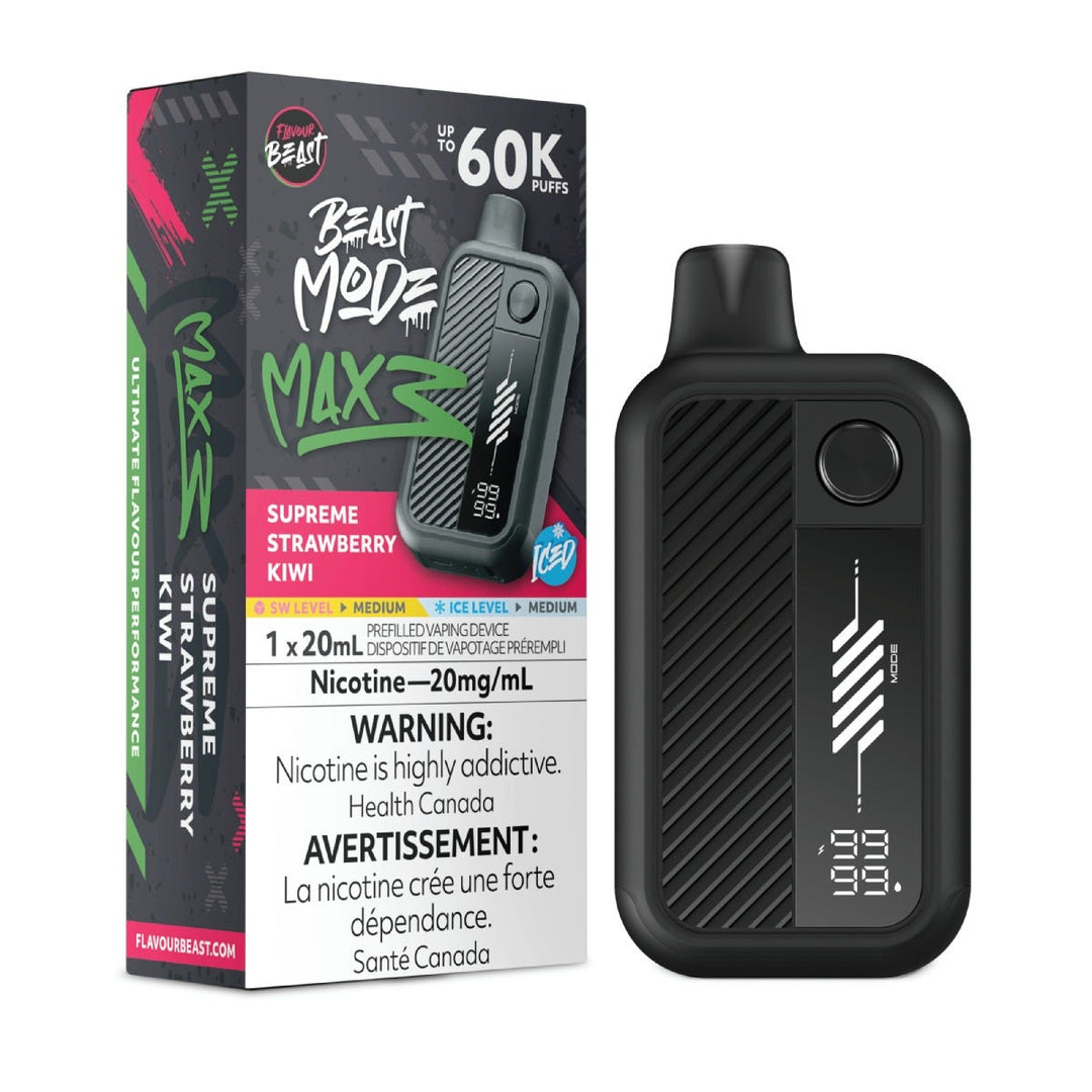 Flavour Beast Mode Max 3 60K Supreme Strawberry Kiwi