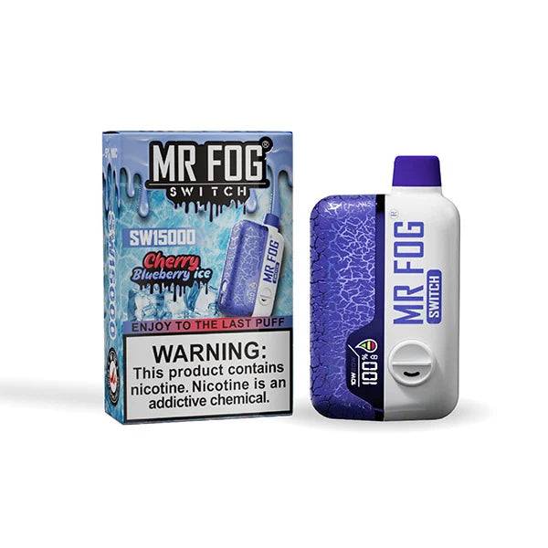 Mr. Fog Switch 15k Puff Cherry Blueberry Ice