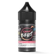 Flavour Beast STR8 Up Strawberry Banana Iced Salt Nicotine E-Liquid | Urban Mist Vapes