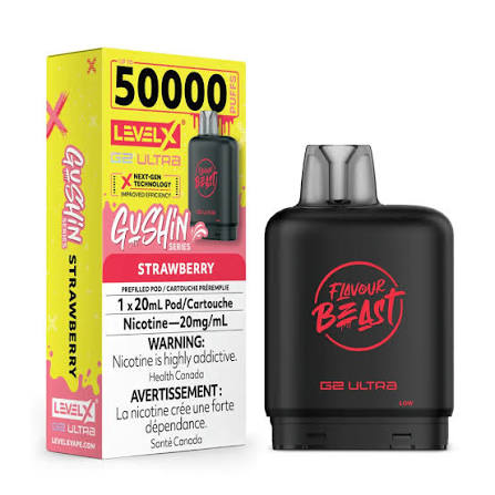 Flavour Beast Level X G2 Ultra Pod 20ml Red Strawberry Fruity G