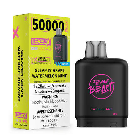 Level X G2 Ultra 50K Gleamin' Grape Watermelon Mint