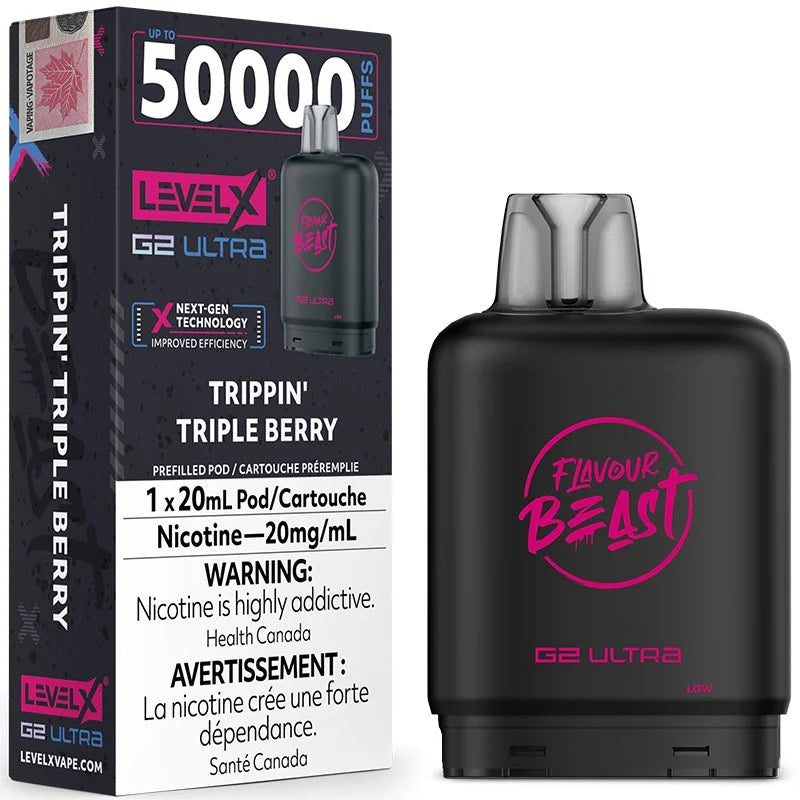 Level X G2 Ultra 50K Trippin Triple Berry | Urban Mist Vapes