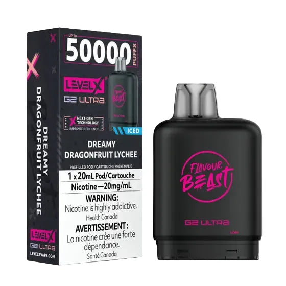 Level X G2 Ultra 50K Dreamy Dragonfruit Lychee Iced