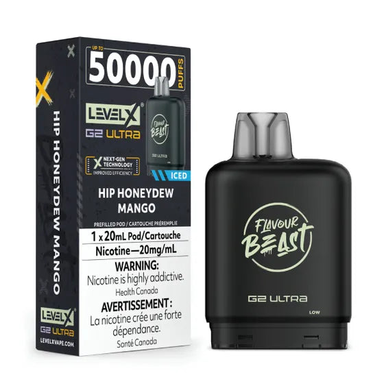 Level X G2 Ultra 50K Hip Honeydew Mango | Urban Mist Vapes